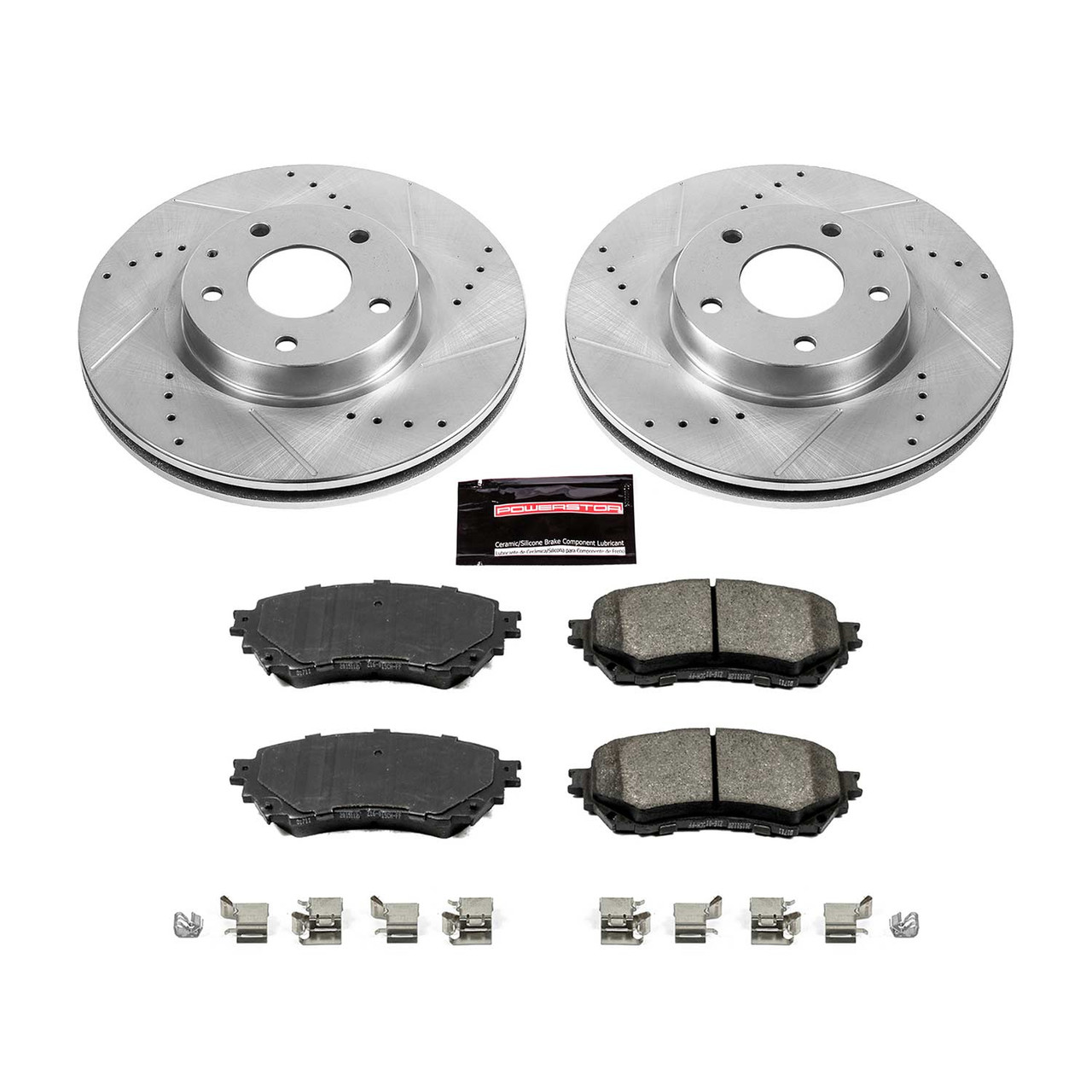 Power Stop Front Z23 Evolution Sport Brake Kit for 14-18 Mazda 6