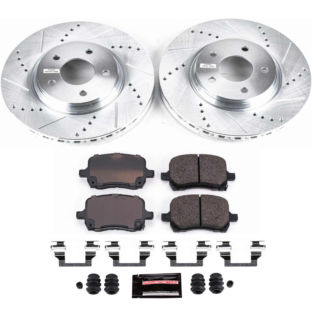 Power Stop Front Z23 Evolution Sport Brake Kit for 05-06 Chevrolet Cobalt SS