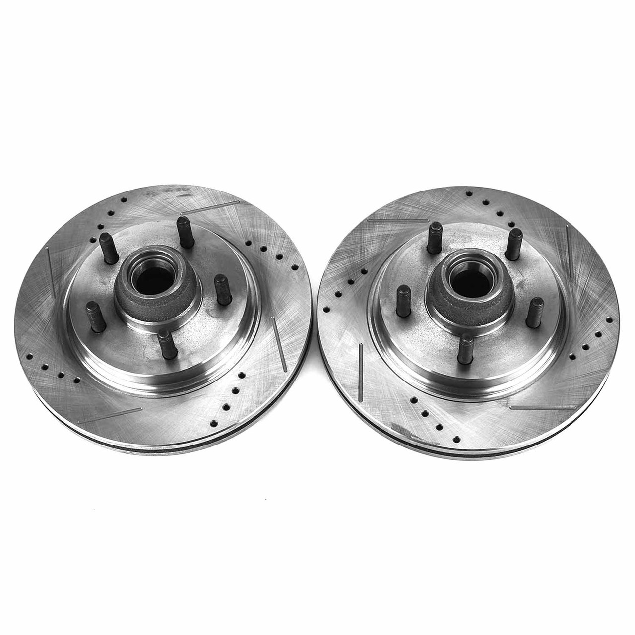 Power Stop Front Evolution Drilled & Slotted Rotors for 00-03 Ford F-150 2WD