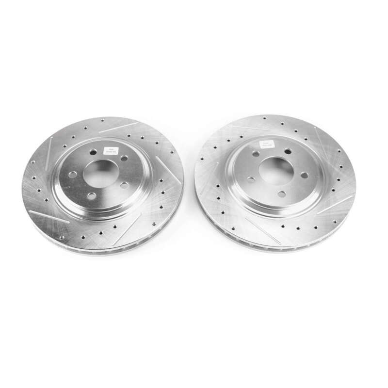 Power Stop  Front Evolution Drilled & Slotted Rotors for 94-01 Ford Mustang Cobra