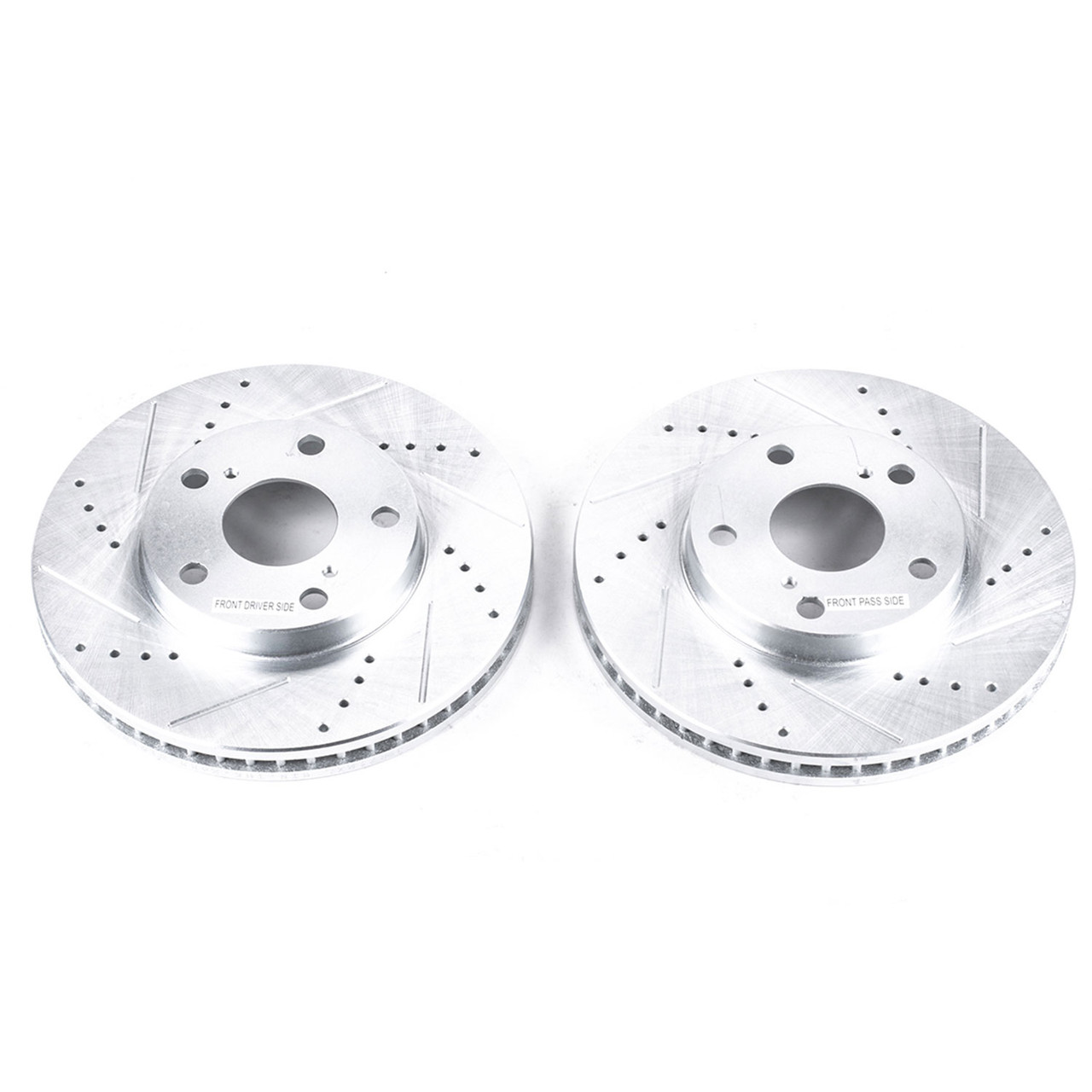 Power Stop Front Evolution Drilled & Slotted Rotors for 92-01 Lexus ES300