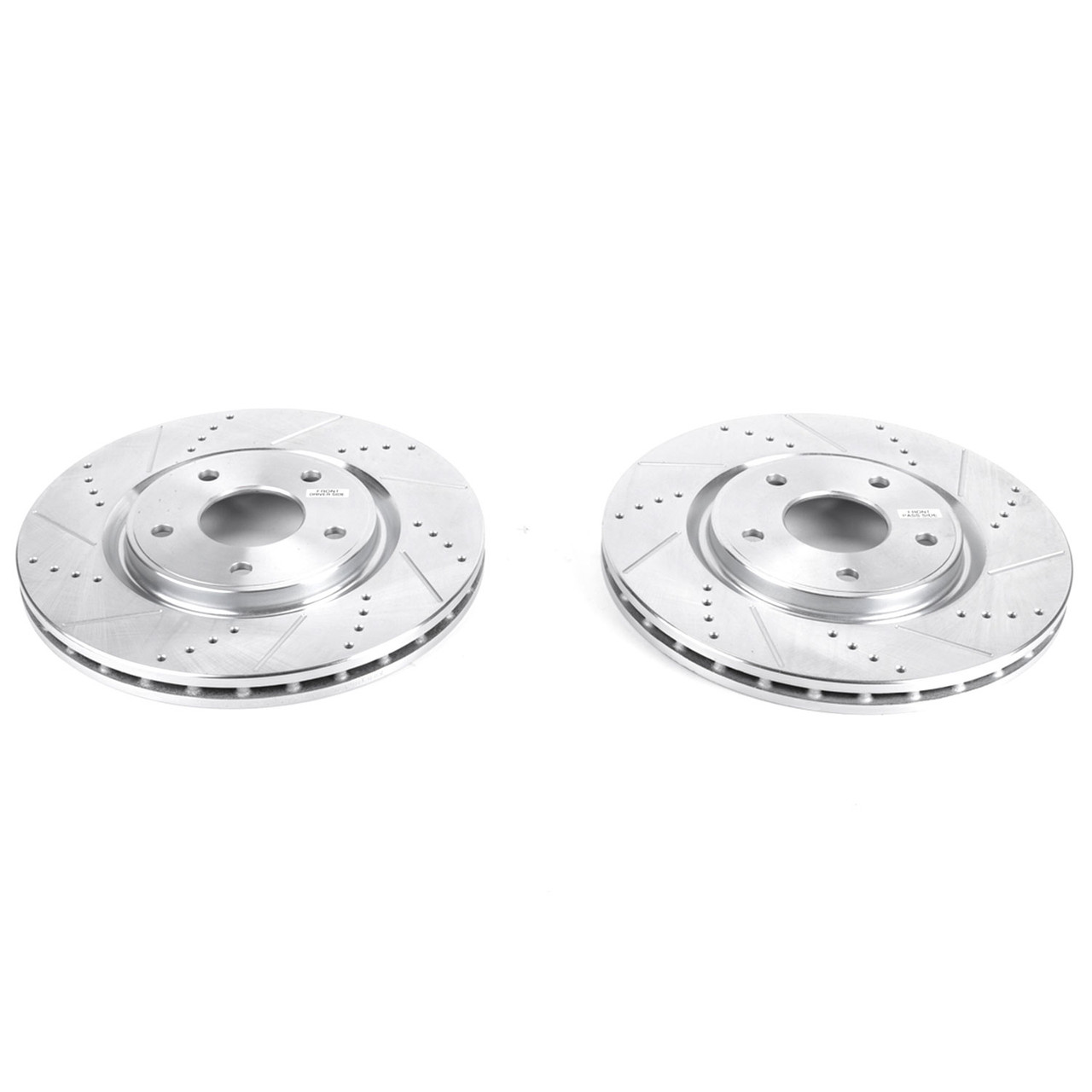 Power Stop Front Evolution Drilled & Slotted Rotors for 17-19 Chrysler Pacifica