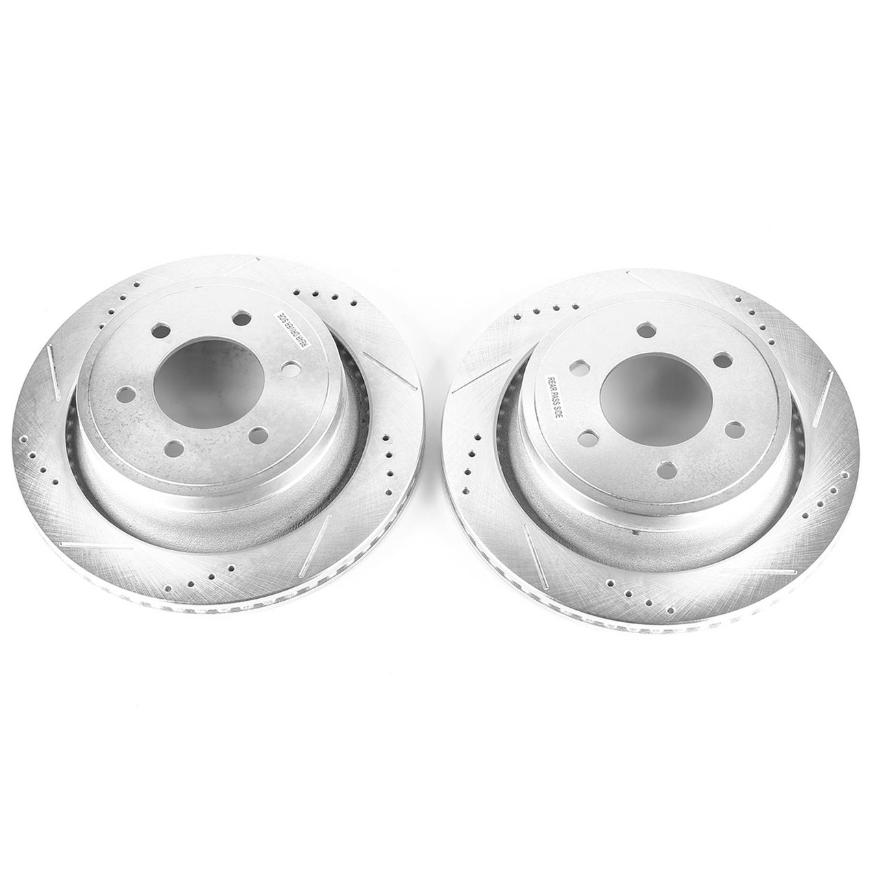 Power Stop Rear Evolution Drilled & Slotted Rotors for 12-18 Ford F-150