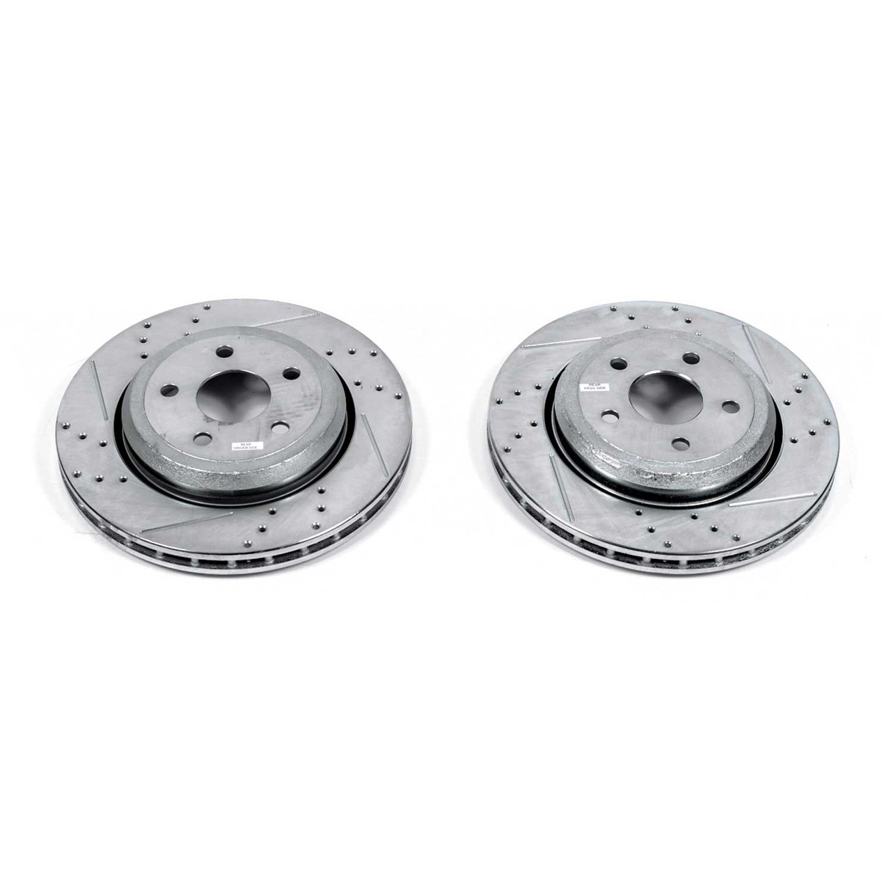 Power Stop Rear Evolution Drilled & Slotted Rotors for 18-19 Dodge Durango SRT