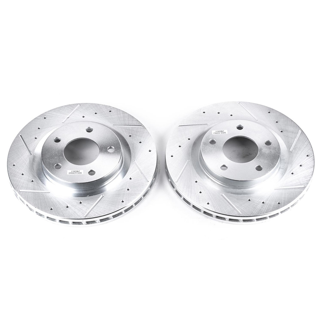 Power Stop Front Evolution Drilled & Slotted Rotors for 11-14 Chrysler 200