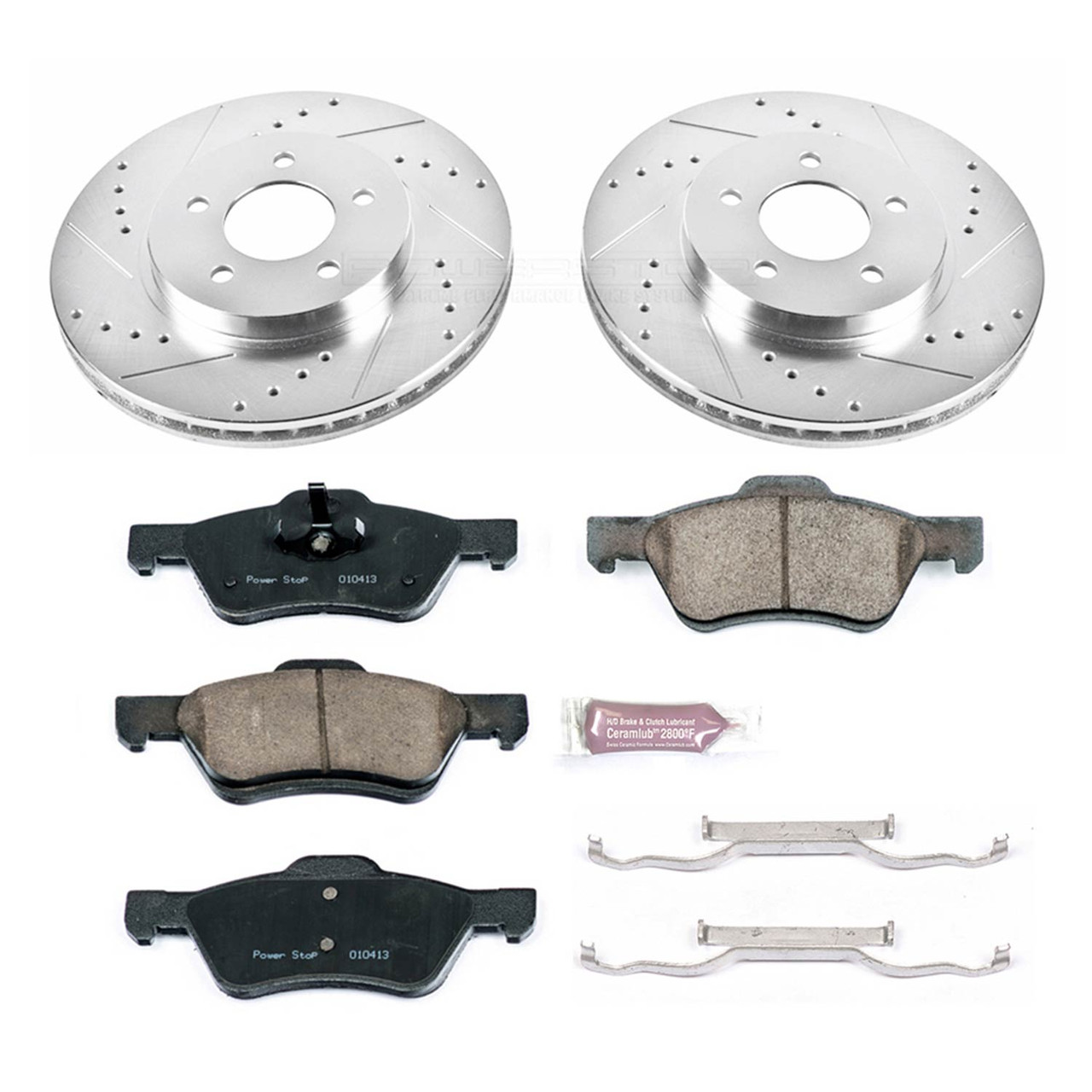 Power Stop Front Z23 Evolution Sport Brake Kit for 10-12 Ford Escape