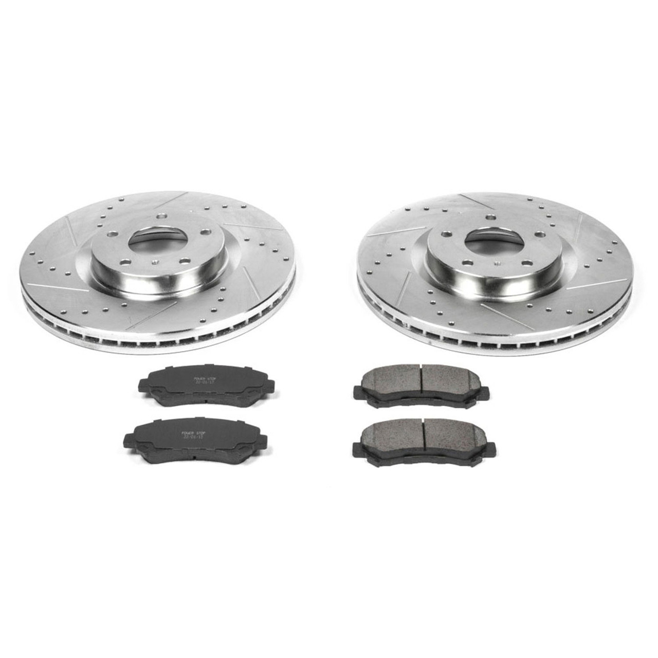 Power Stop Front Z23 Evolution Sport Brake Kit for 09-14 Nissan Maxima
