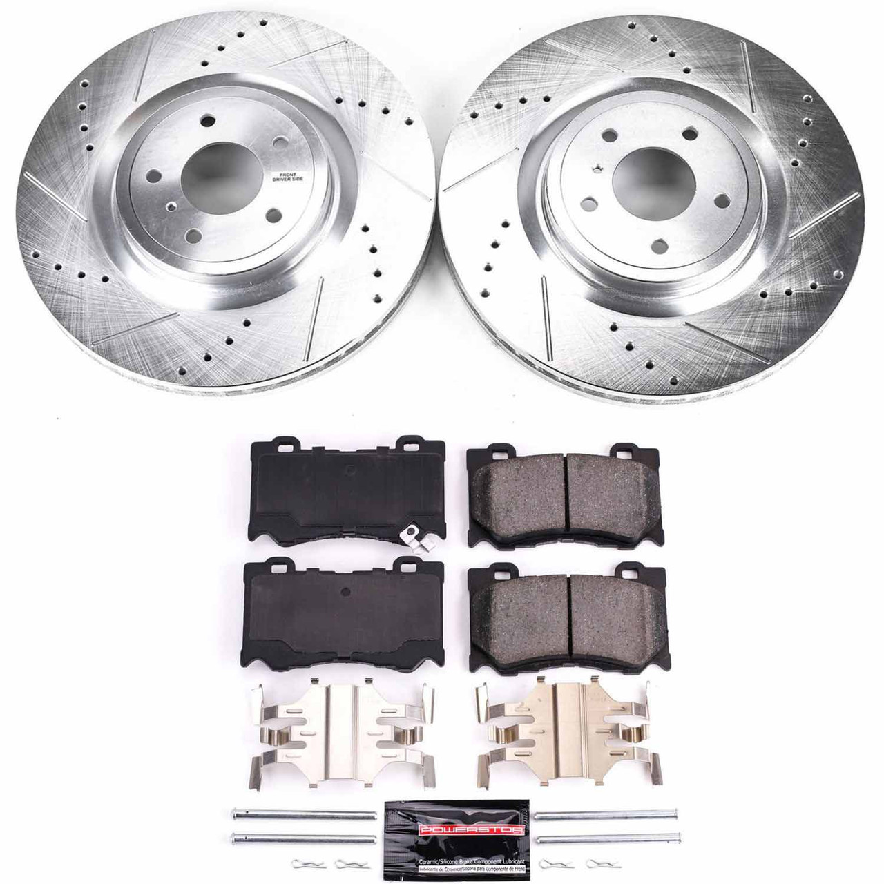 Power Stop Front Z23 Evolution Sport Brake Kit for 09-13 Infiniti FX50