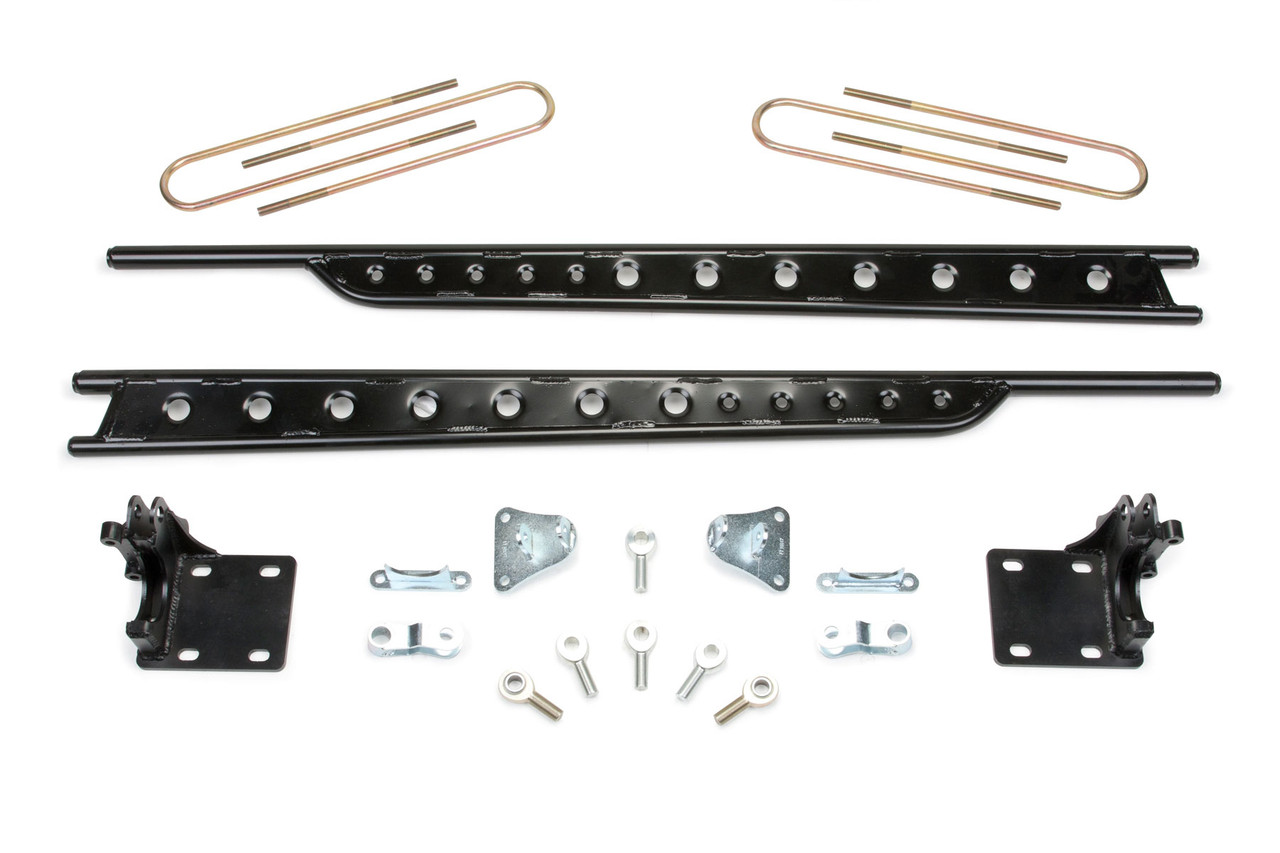 Fabtech Floating Rear Traction Bar System for 11-16 Ford F250/350 4WD Short Bed
