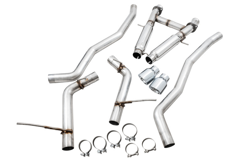 AWE Track Edition Exhaust Chrome Silver Tips for Jeep Grand Cherokee SRT