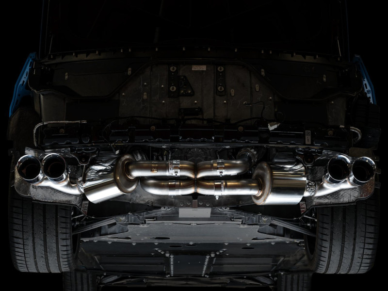 AWE Touring Edition Exhaust Chrome Silver Tips for C8 Corvette