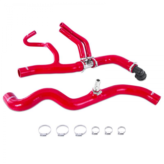 Mishimoto Red Silicone Coolant Hose Kit for 17-19 Ford Raptor 3.5L EcoBoost