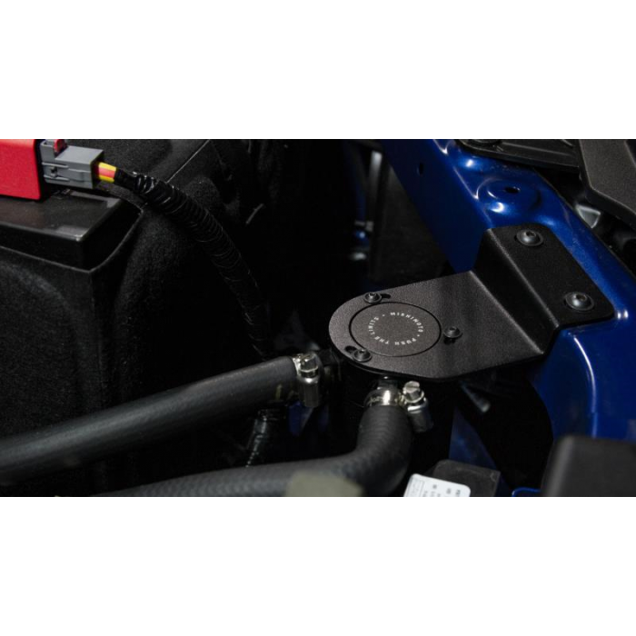 Mishimoto 19+ Ford Ranger Baffled Oil Catch Can Kit - Black