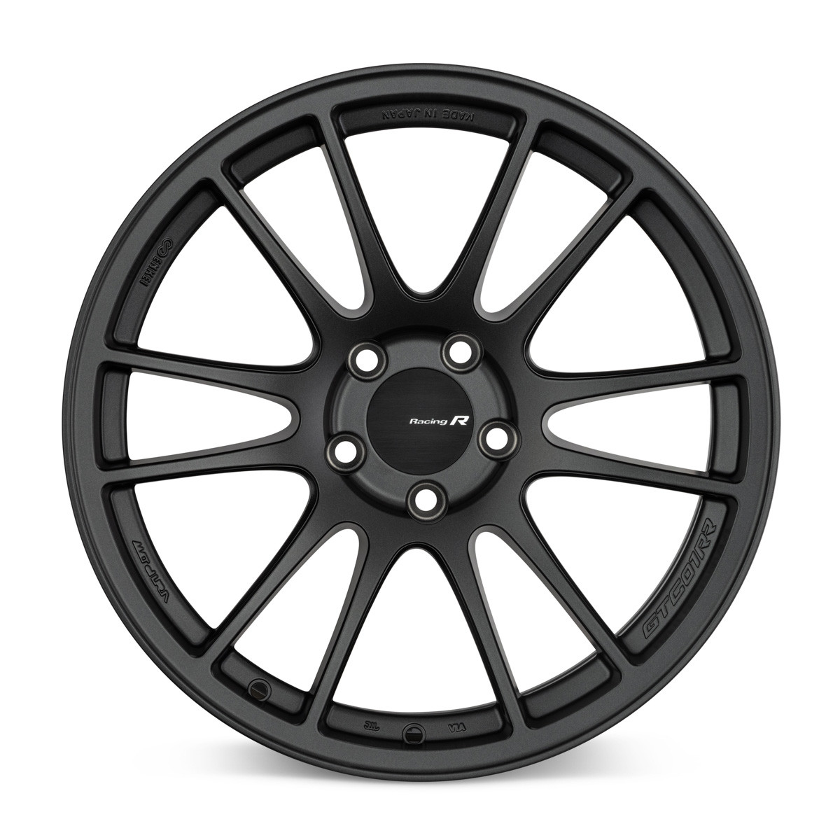 Enkei GTC01RR 18x10.5 5x114.3 22mm Offset Matte Gunmetallic Wheel