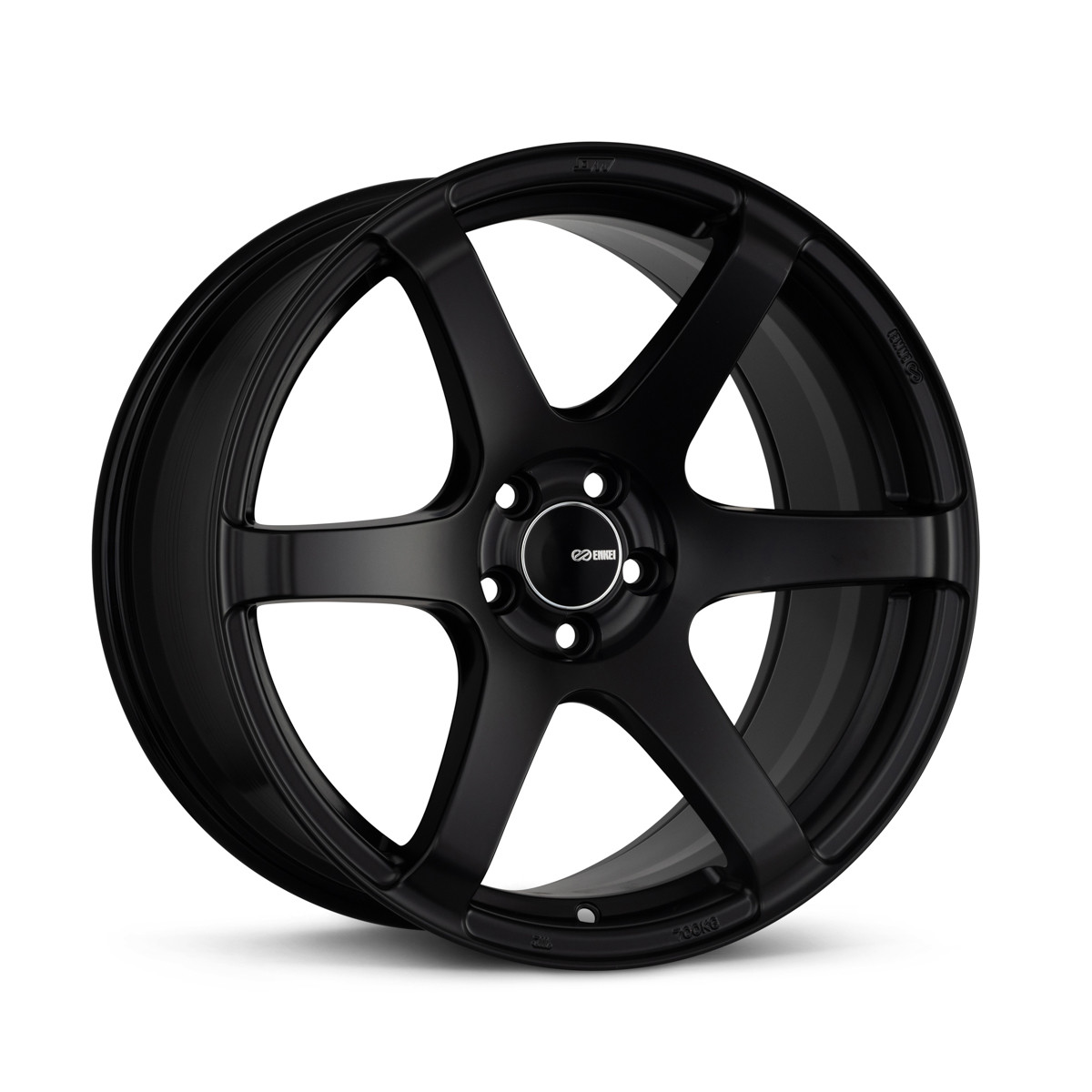 Enkei T6S 17x8 45mm Offset 5x114.3 Bolt Pattern 72.6 Bore Matte Black Wheel