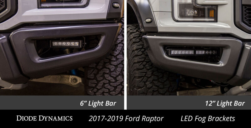 Diode Dynamics SS6 LED White Driving Fog Light Kit for 2017-2020 Ford Raptor