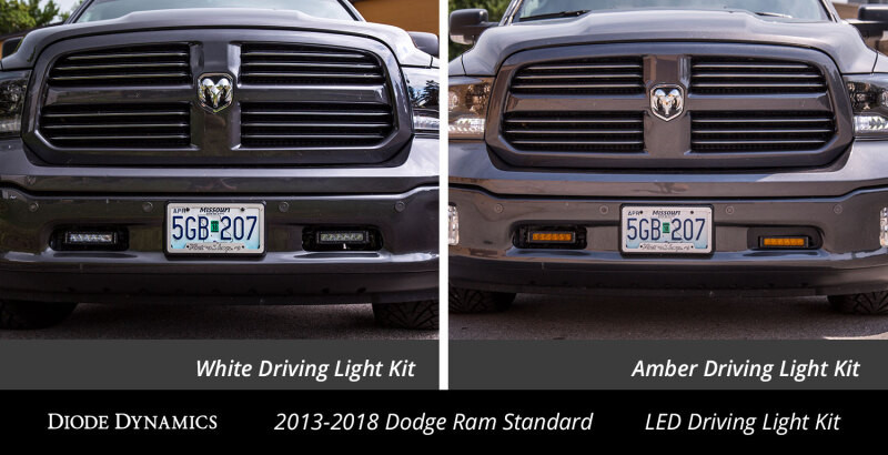Diode Dynamics SS6 White Driving LED Lightbar Kit for for 2013-2018 Ram 1500