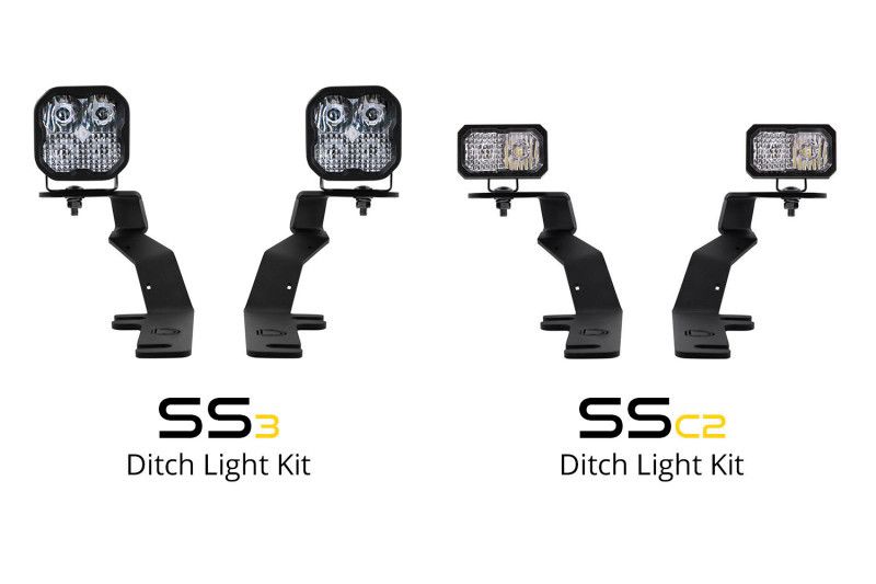Diode Dynamics SS3 LED Sport Yellow Combo Ditch Light Kit for 15+ F-150/Raptor