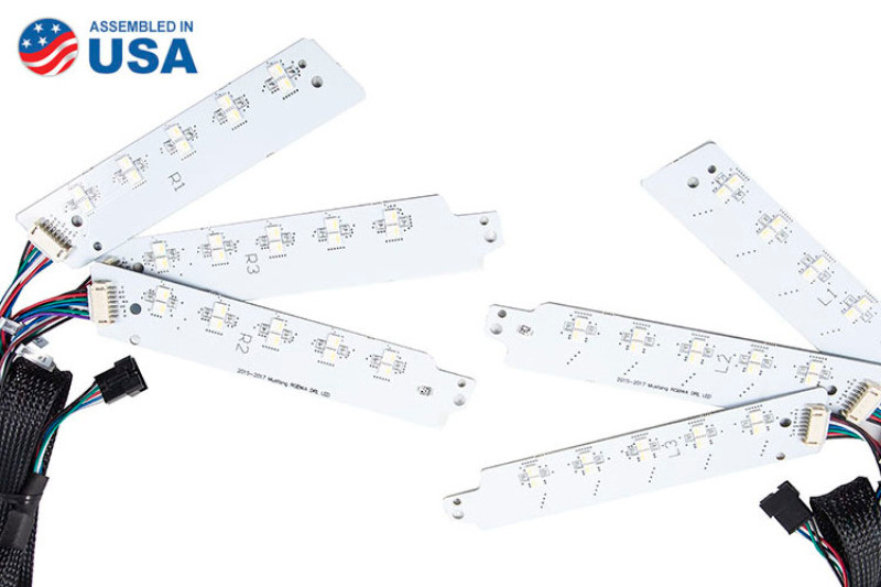 Diode Dynamics RGBW DRL LED Boards for 2015-2017 Ford Mustang