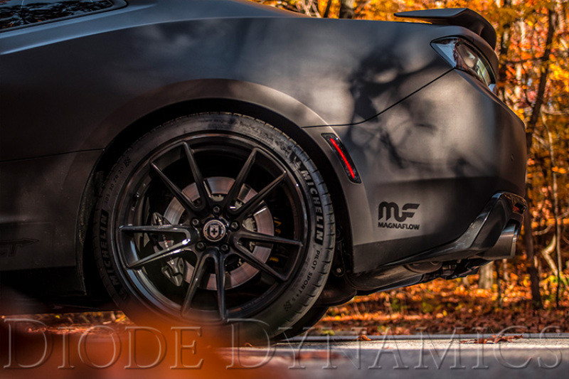 Diode Dynamics LED Sidemarkers for 2016-2021 Chevrolet Camaro, Smoked (set)