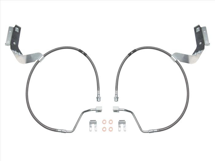 ICON Front 4.5 & 7in Extended SS Brake Line Kit for 2017+ Ford F-250/F-350