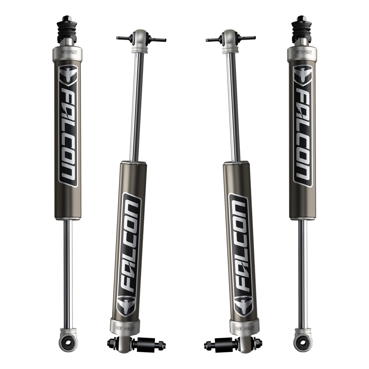 TeraFlex Falcon Series 2.1 Monotube Shocks (1.5-2.5” Lift) for JK Wrangler 2dr