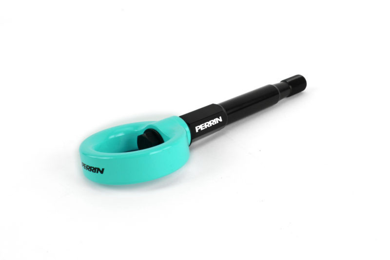 Perrin Tow Hook Kit (Rear) - Hyper Teal for 18-19 Subaru Crosstrek