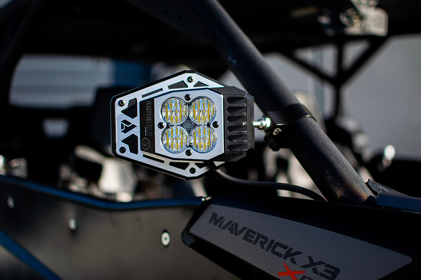 Baja Designs NightHawk Mirror Kit / Squadron Sports / 2" Tube Mount - 790013