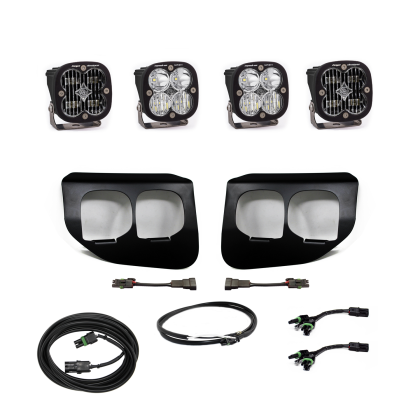 Baja Designs Fog Lights Dual FPK SAE/Sport White w/Upfitter for 20+ Super Duty