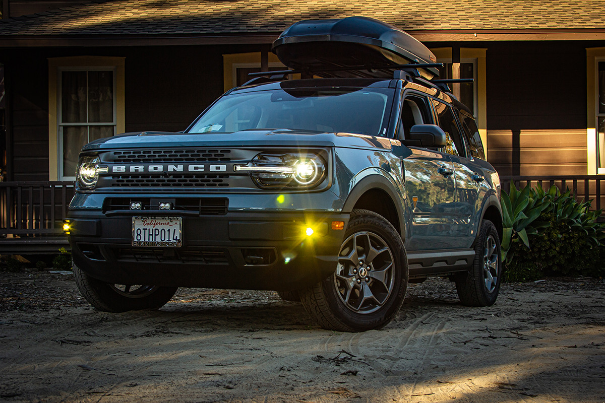 Baja Designs S1 WC LED Fog Pocket Light Kit - Amber for 21+ Ford Bronco Sport