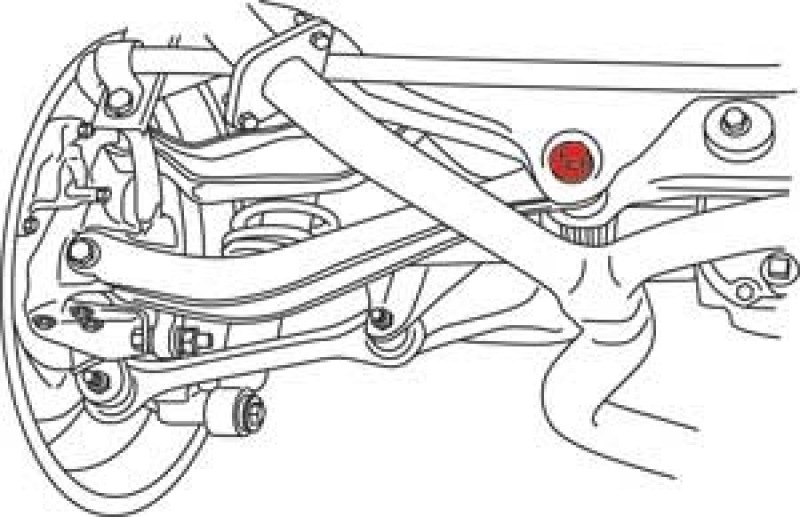 SPC Performance Rear Toe Kit (SINGLE ARM-REQUIRES 2) for 00-09 Impreza