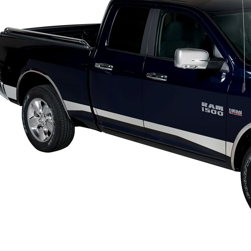 Putco Stainless Steel Rocker Panels for 19-20 Ram Quad Cab 6ft 4in Standard Box