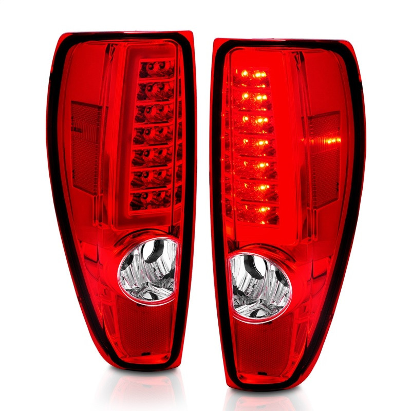 ANZO LED Tail Lights w/ Light Bar Red/Clear for 2004-2012 Colorado/ Canyon