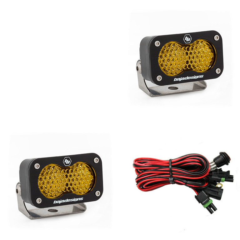Baja Designs S2 Sport Work/Scene Pattern Pair LED Work Light - Amber