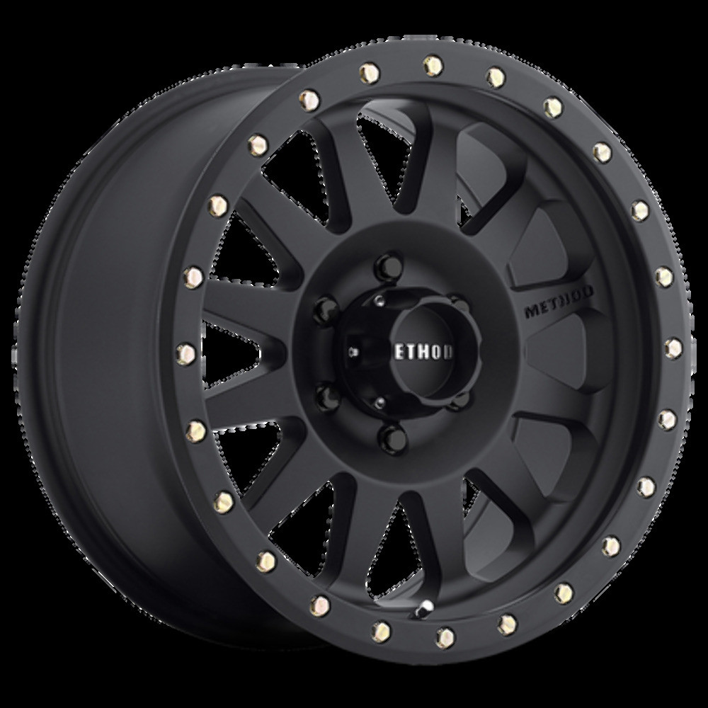 Method MR304 Double Standard 16x8 0mm Offset 6x5.5 108mm CB Matte Black Wheel