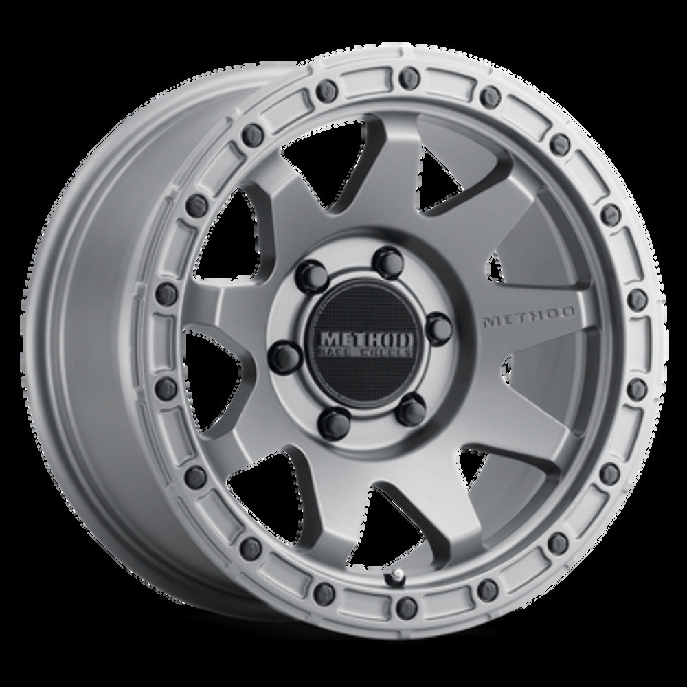 Method MR317 17x8.5 0mm Offset 5x5 71.5mm CB Matte Titanium Wheel