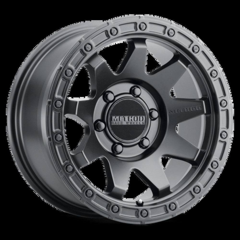 Method MR317 17x8.5 0mm Offset 5x5 71.5mm CB Matte Black Wheel
