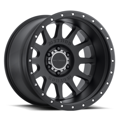 Method MR605 NV 20x12 -52mm Offset 8x170 124.9mm CB Matte Black Wheel