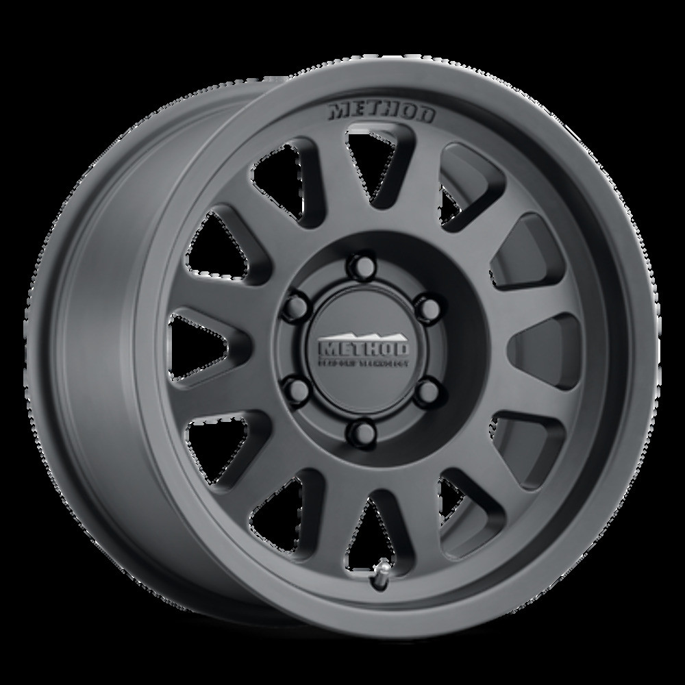 Method MR704 17x8.5 0mm Offset 8x6.5 130.81mm CB Matte Black Wheel