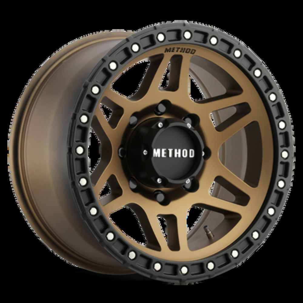 Method MR312 18x9 +18mm Offset 8x6.5 130.81mm CB Bronze/Black Street Loc Wheel