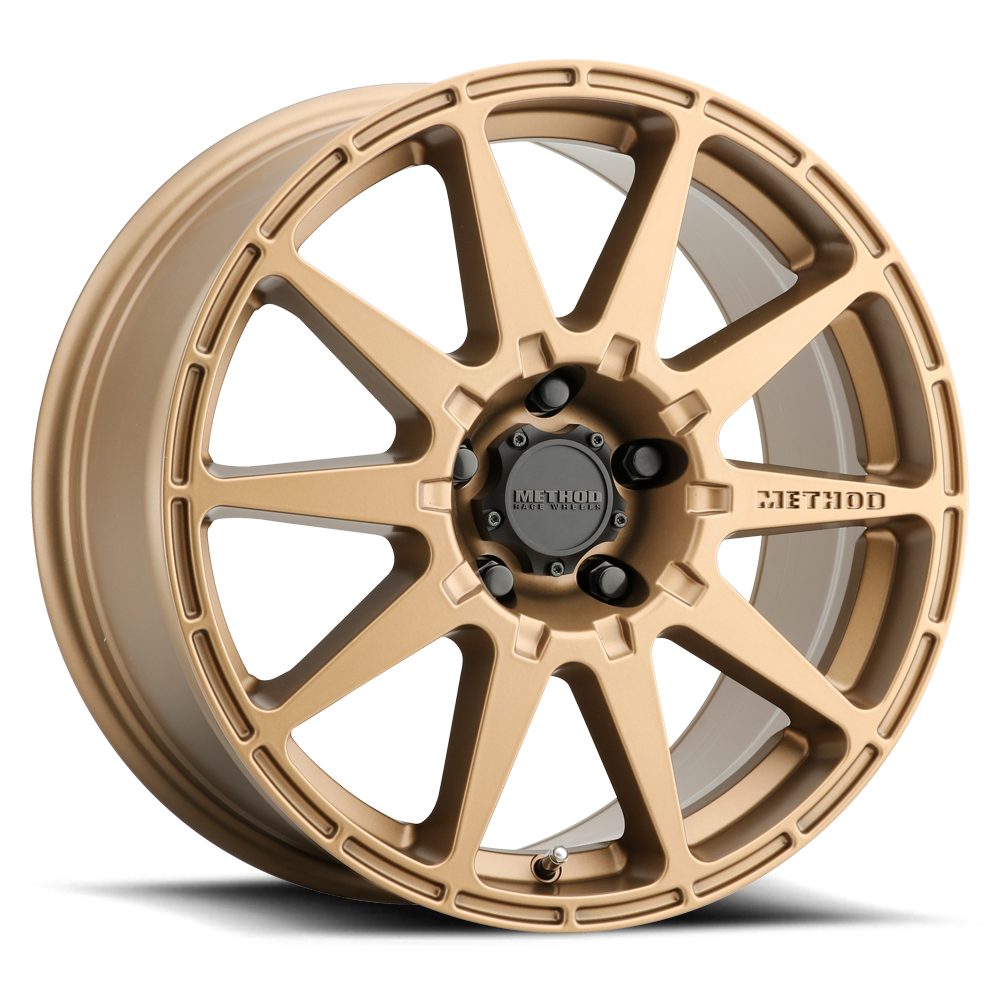 Method MR501 RALLY 17x8 +42mm Offset 5x4.5 67.1mm CB Method Bronze Wheel