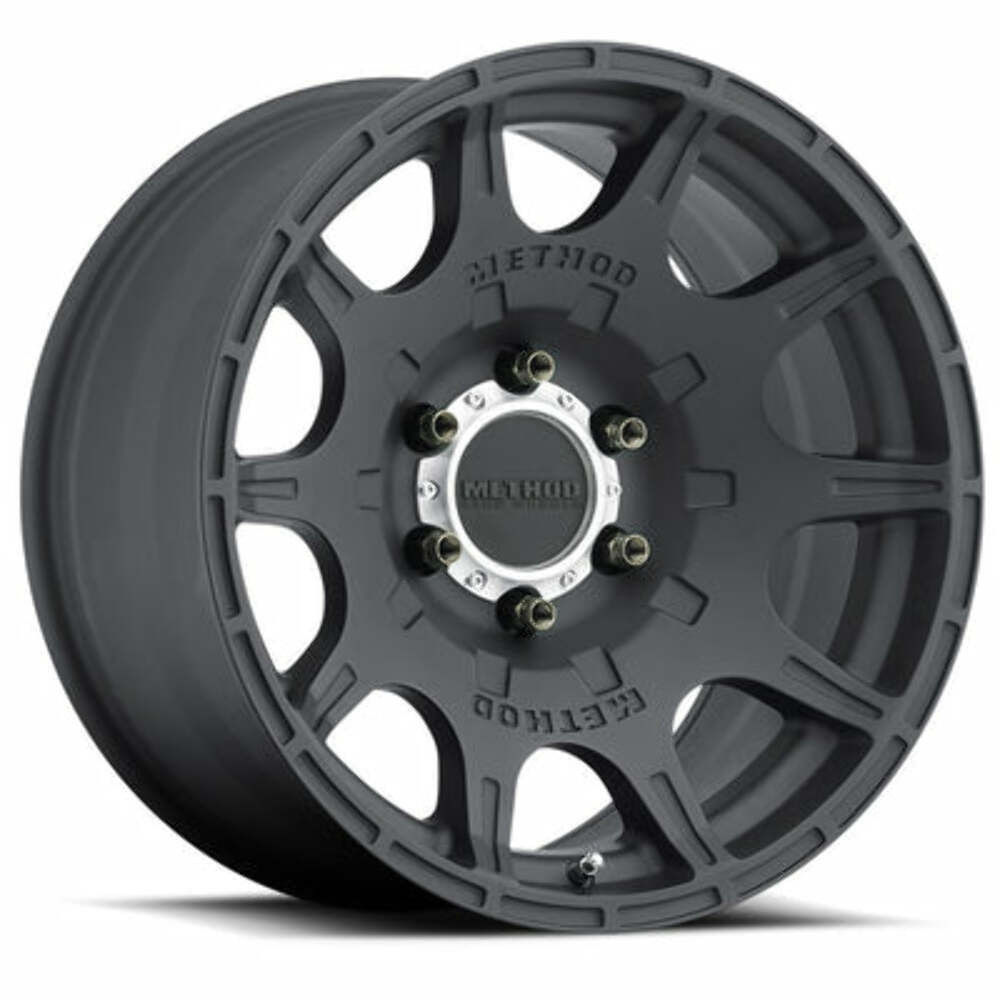 Method MR308 Roost 18x9 +18mm Offset 6x5.5 106.25mm CB Matte Black Wheel