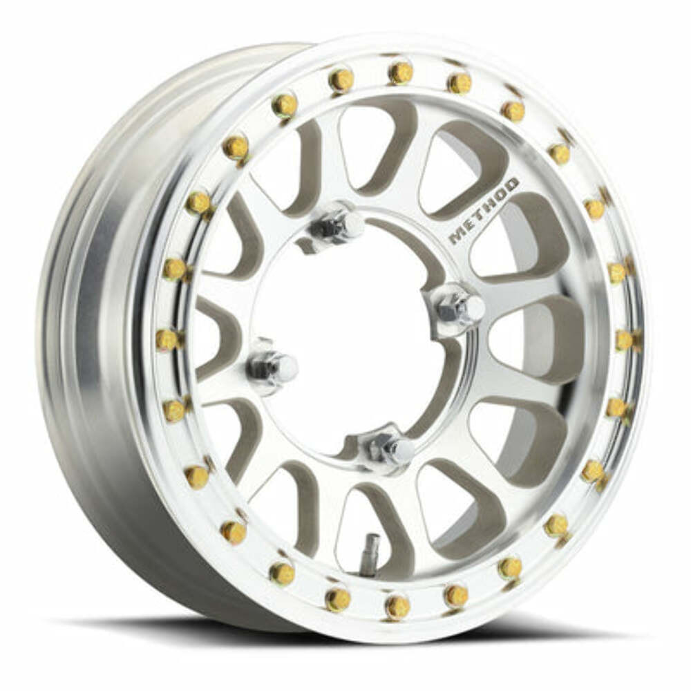 Method MR401-R UTV Beadlock 15x5 2.5+2.5/0mm Offset 4x156 Raw Machined Wheel
