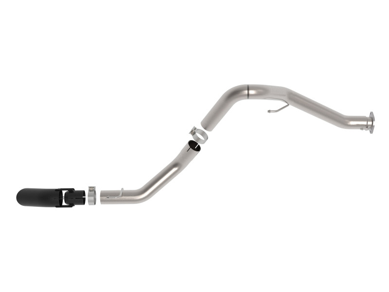 aFe 2021+ Jeep Gladiator V6-3.0L (td) Vulcan Series 3in 304SS HT DPF-Back Exhaust System - Black Tip