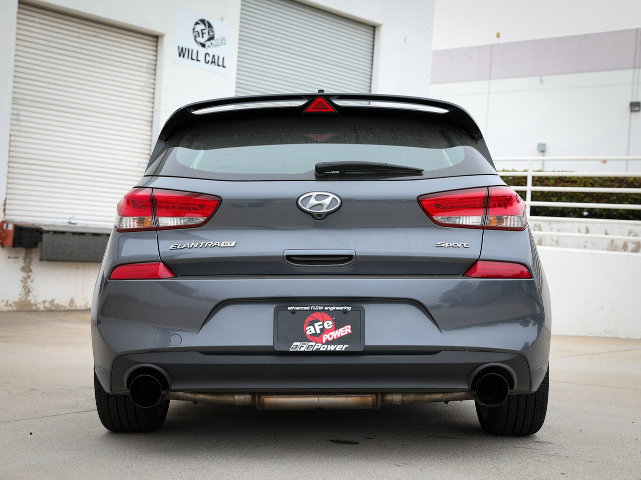 aFe Takeda Series 2.5in 409 SS Axle-Back Exhaust 18-20 Hyundai Elantra GT L4-1.6L(t) w/ Black Tips