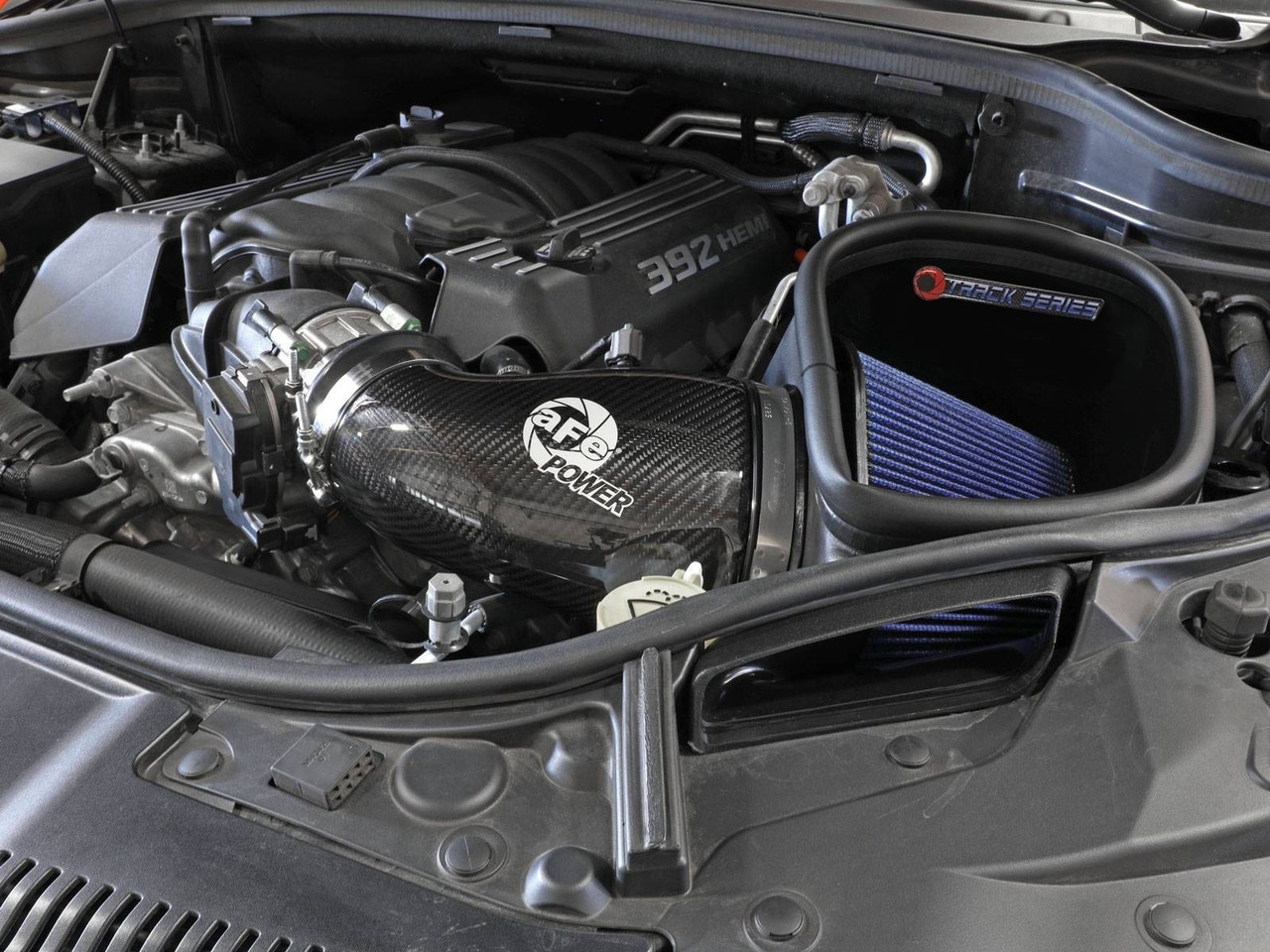 aFe Carbon Fiber Cold Air Intake w/Pro 5R Filter for 12-21 Grand Cherokee 6.4L