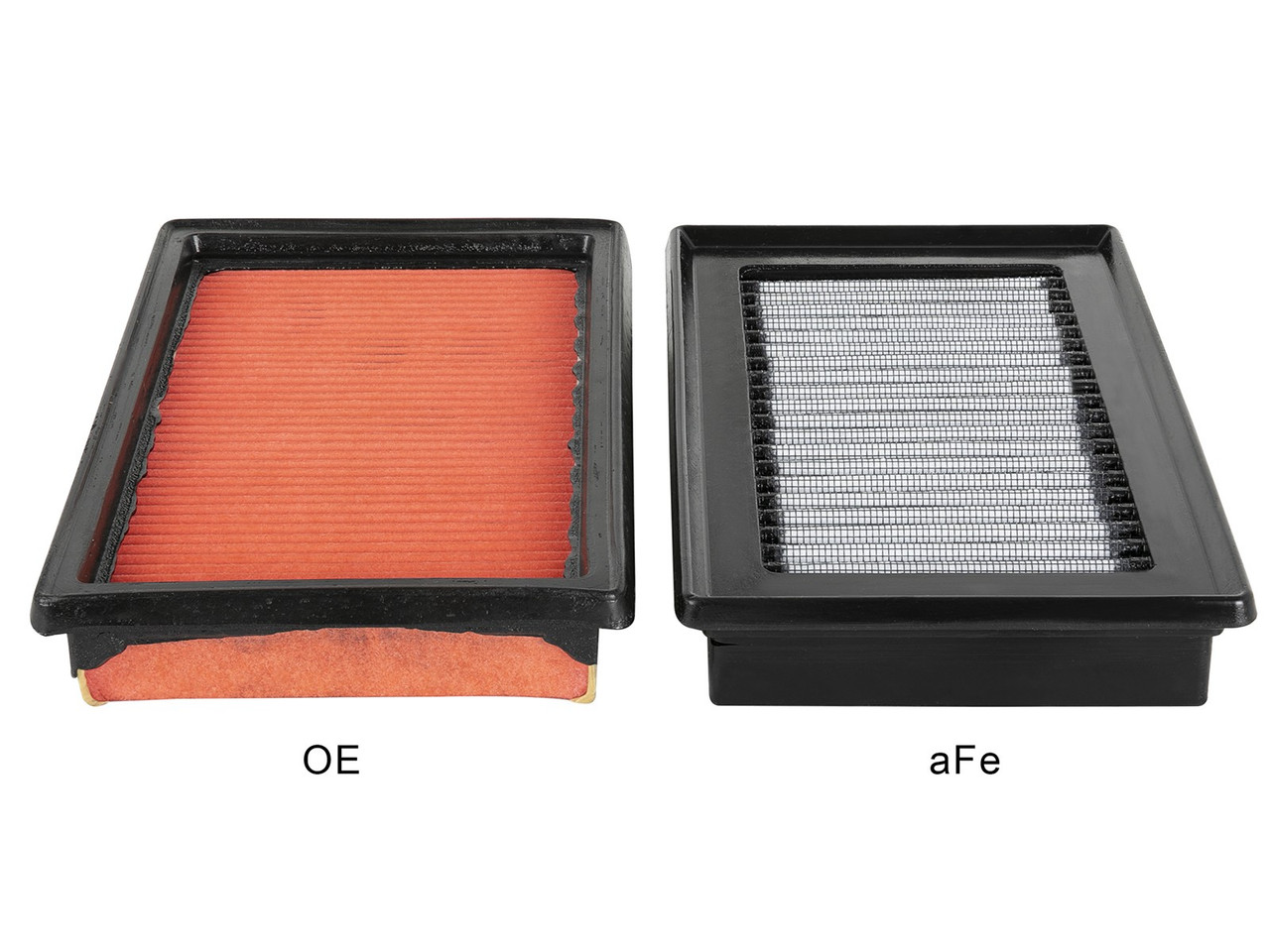 aFe Magnum FLOW Pro DRY S Filter (Pair) for 14-19 Q50 V6 3.5L/3.7L
