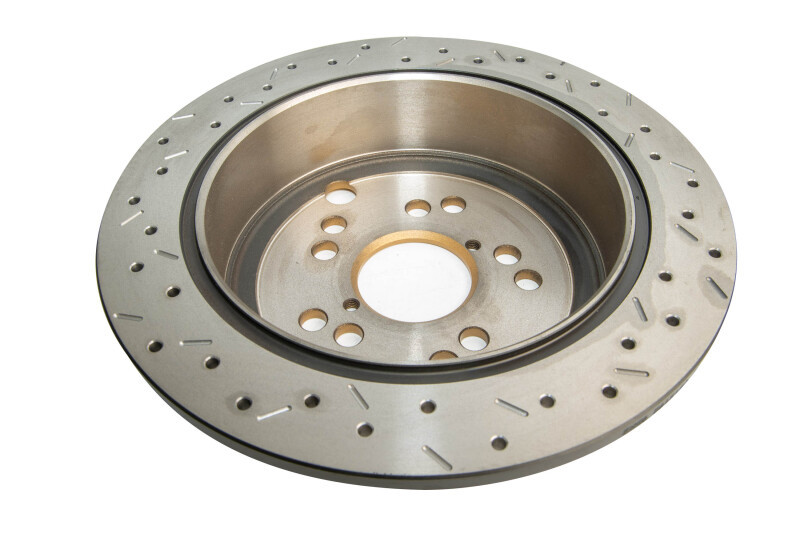 DBA 4000 Series Drilled & Slotted Rear Rotors for 08-14 WRX - 42659XS-10