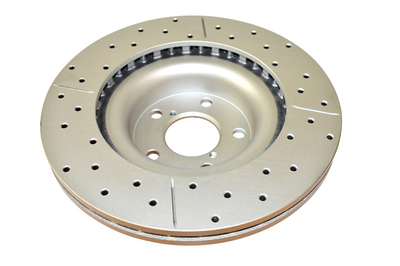 DBA Street Series Drilled & Slotted Front Rotors for 02+ WRX - 13+ BRZ - 650X