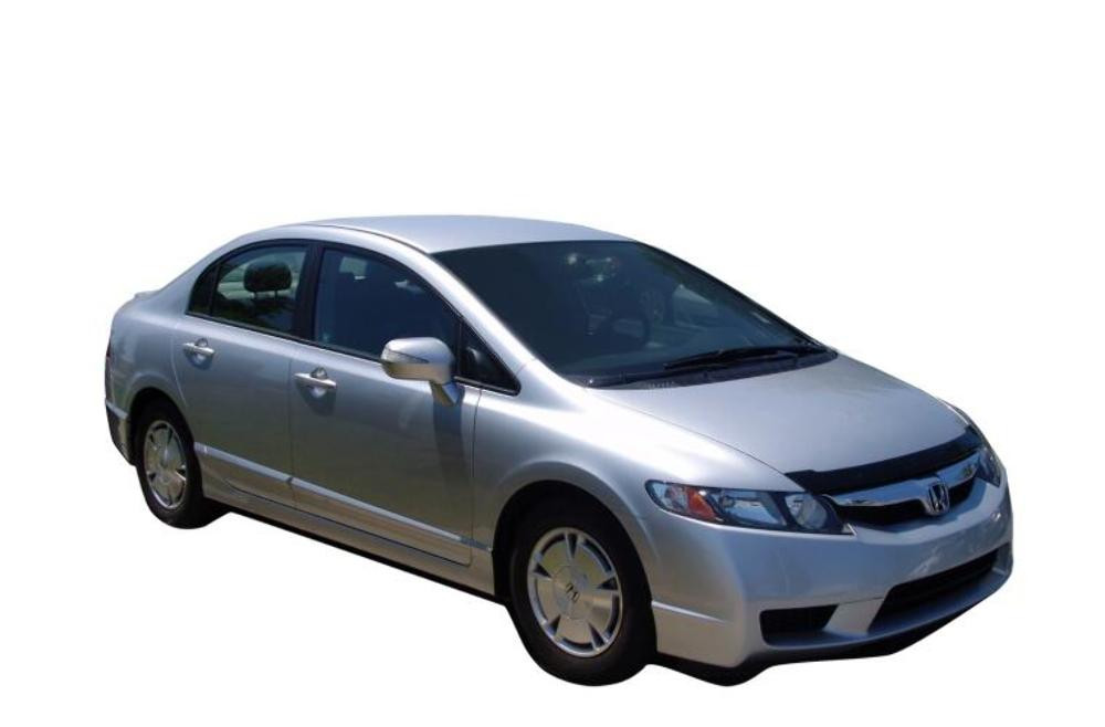 AVS Aeroskin Low Profile Acrylic Hood Shield - Smoke for 06-10 Honda Civic
